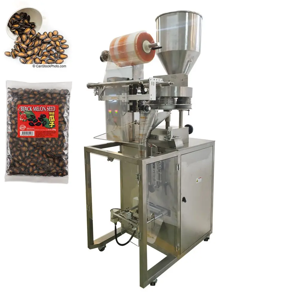 Automatic Cup Measuring Packaging Machine For Melon Seeds 1KG Per Bag Sugar Salt Packing Machine