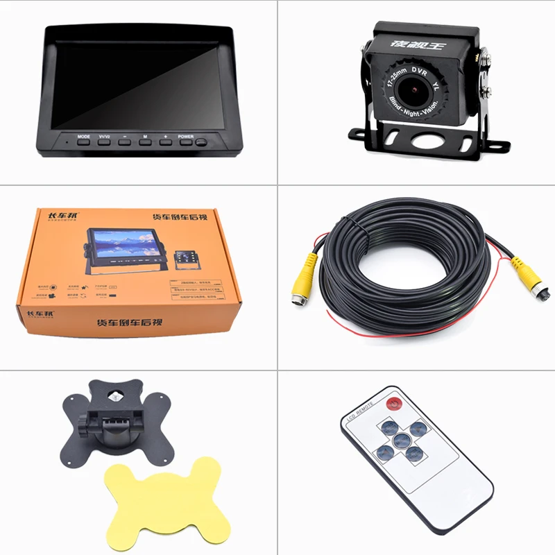 Factory price 7 inch hd tft lcd car rearview
