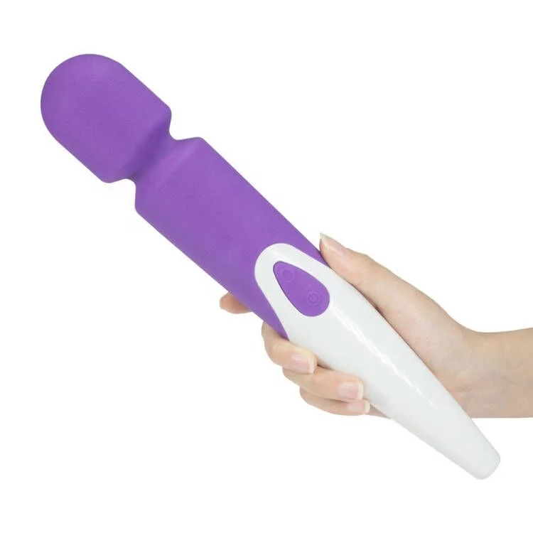 Powerful massage av wand vibrator high frequency wand rechargeable magic vibrator wand for women
