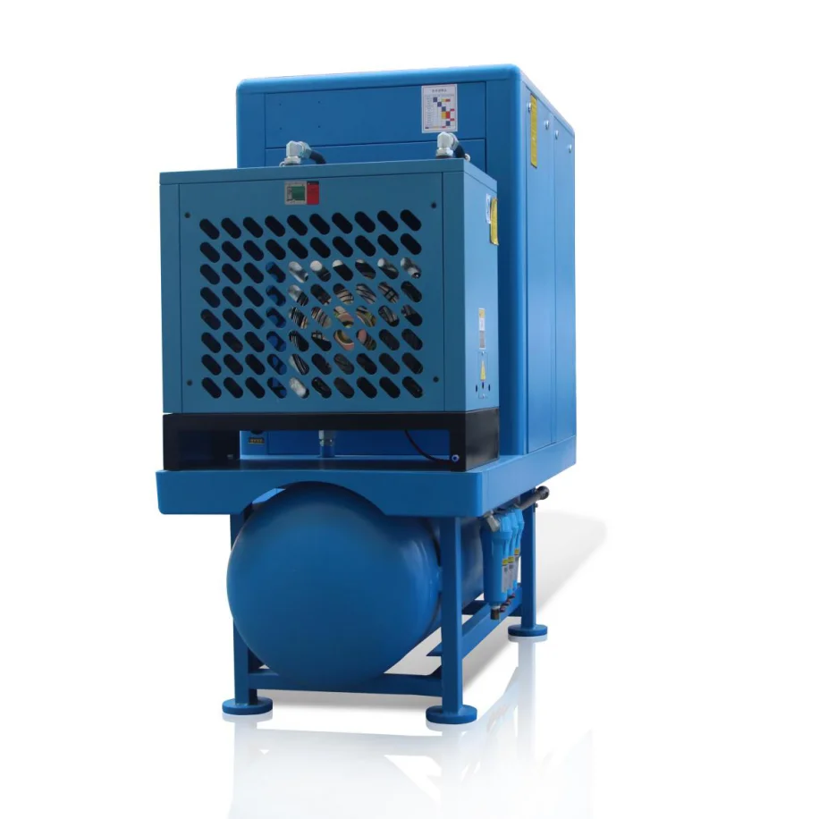 4 in 1 combination industrial rotary screw type air compressor specifically for Laser cutting machine