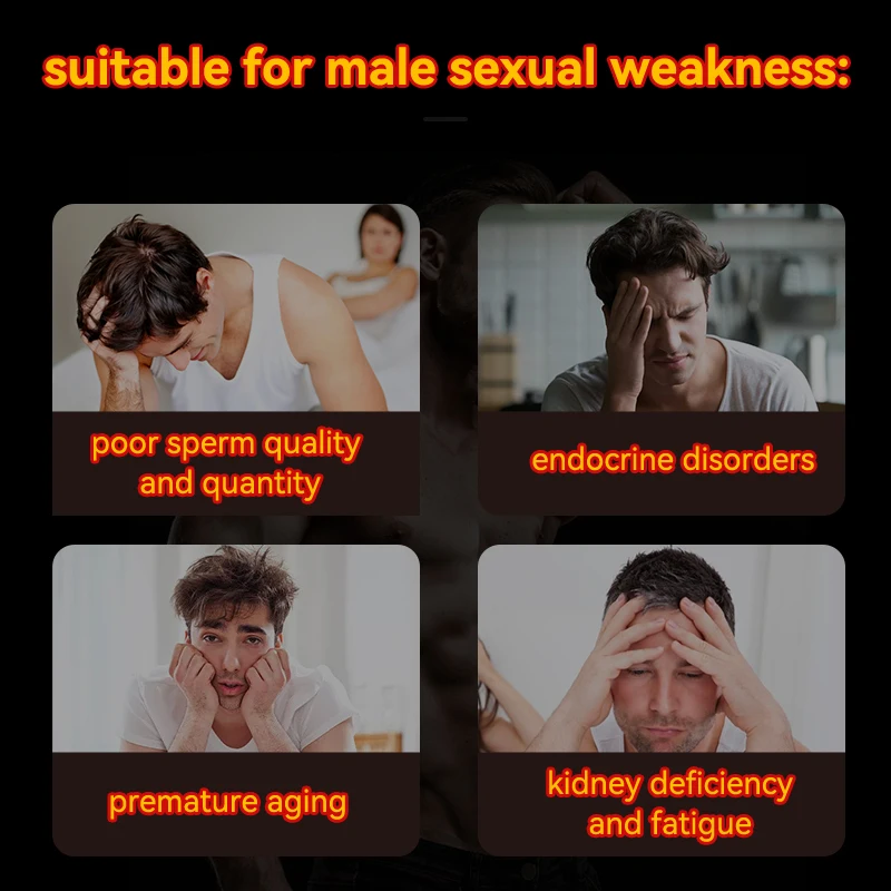 Traditional Chinese herbs for kidney erectile dysfunction men health supplement maca ginseng tea for sexua endurance men