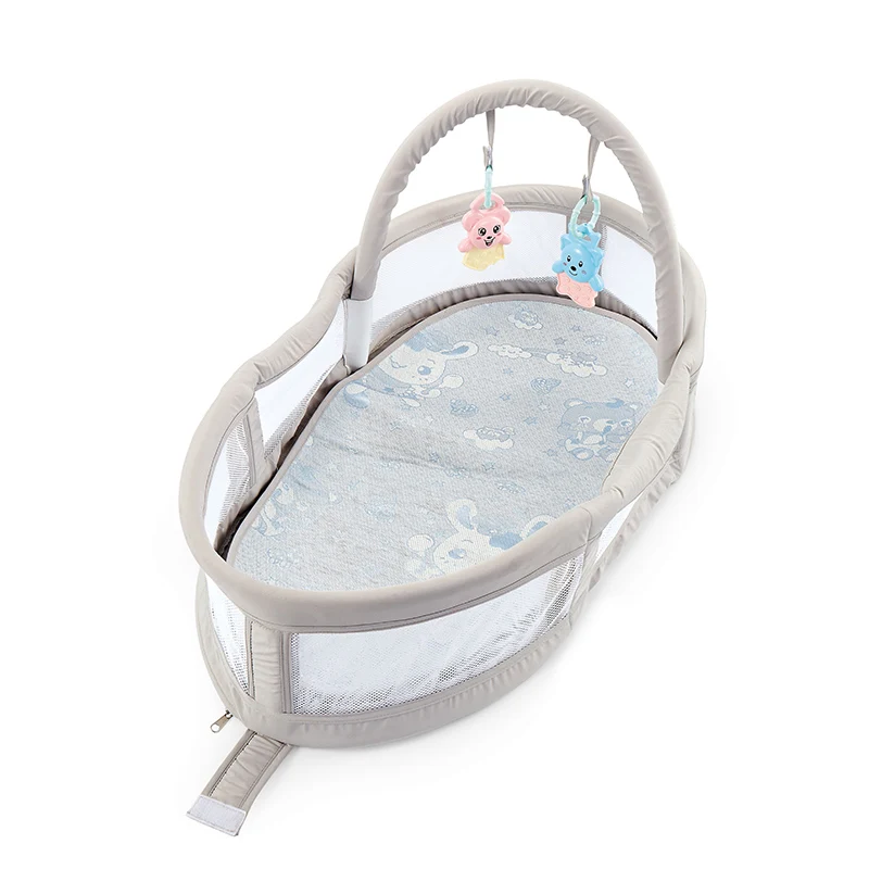 Newborn Foldable Soft Crib Bed Baby Sleeping Baskets  Kids Sleeping Mat