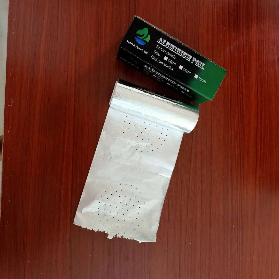 wholesale shisha Accessories aluminum hookah foil roll with customized box