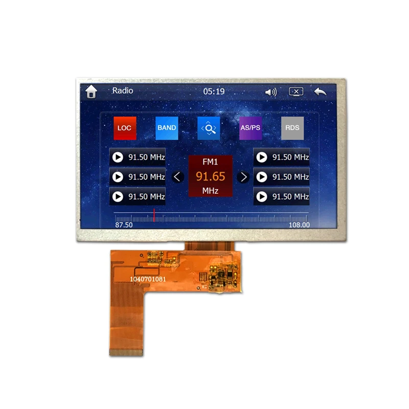 Высокая яркость ЖК-панель 7 дюймов RGB TFT 800x480 экран дисплей