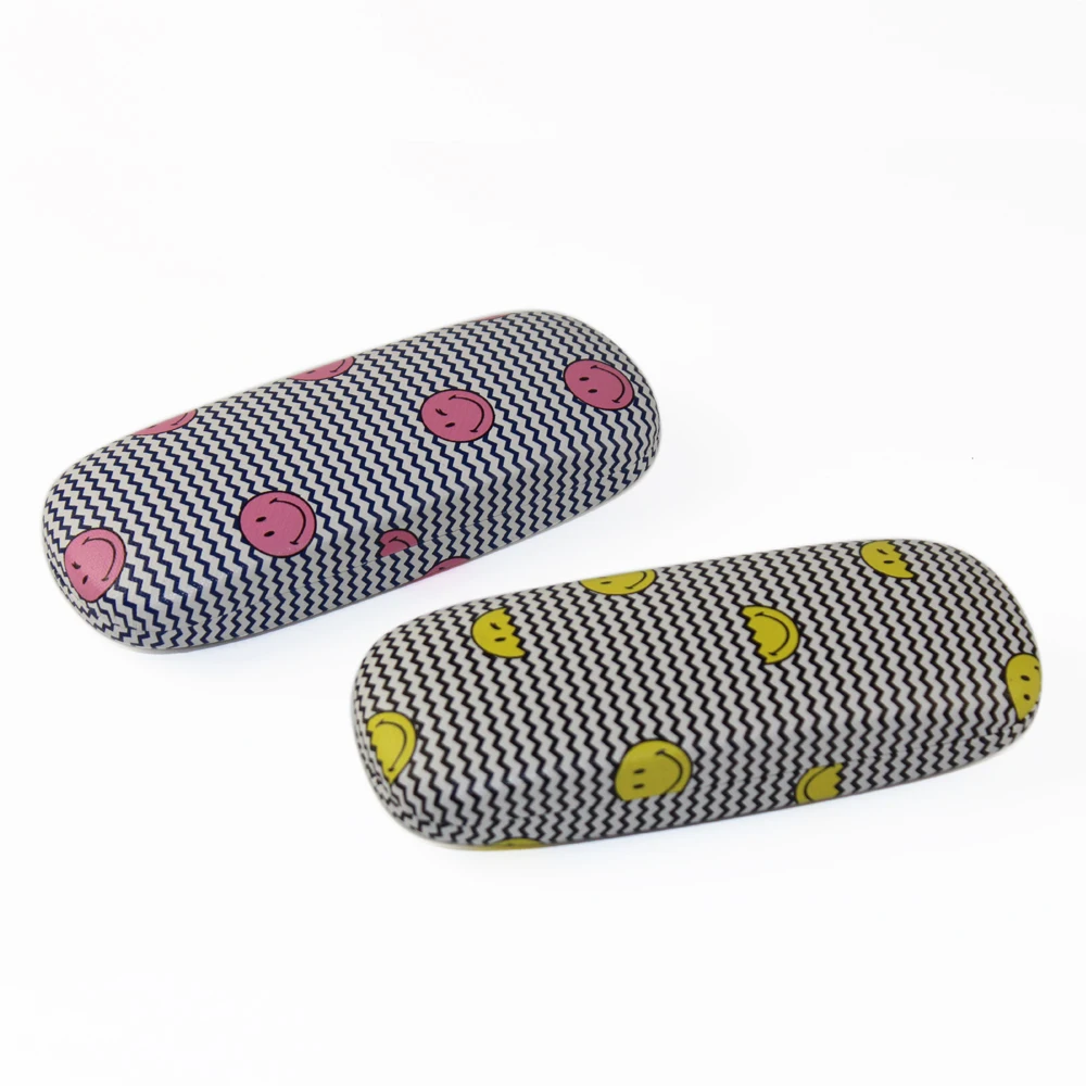 Custom Printing Metal Glasses Case Branded Metal Eyewear Box Hard Optical Eyewear Case