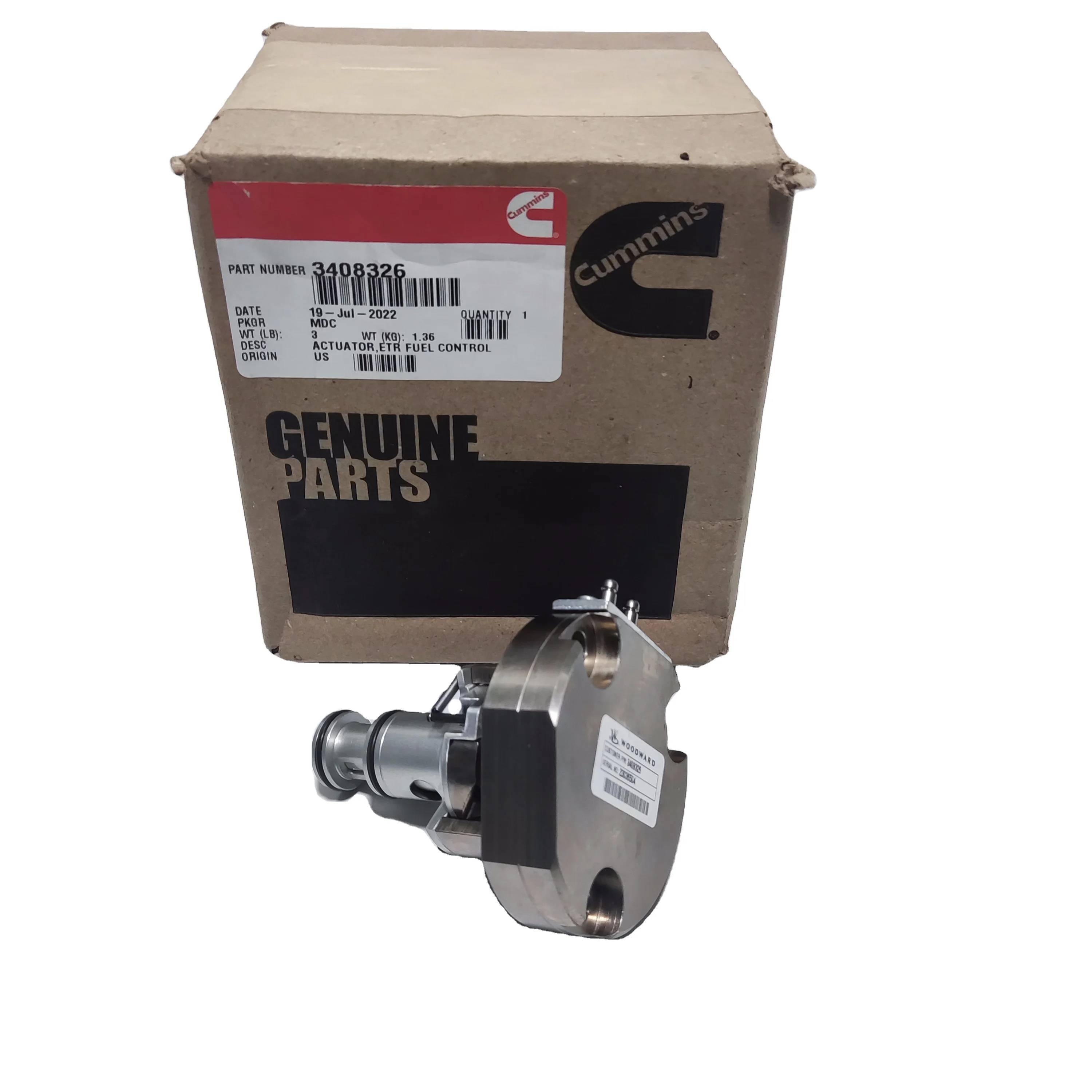 Cummins Diesel engine part Electronic generator actuator fuel pump actuator 3408324 3408326 for cummins K19 K38 NTA855