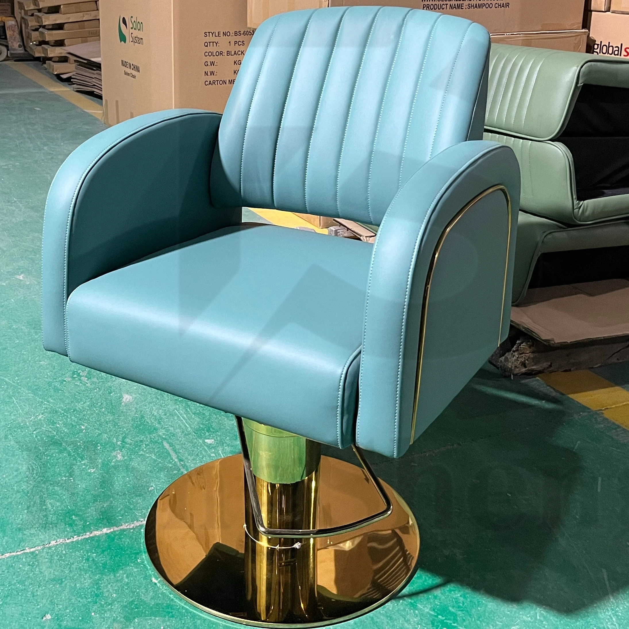 Modern Design Salon Furniture Professional Styling Chair Commercial Salon Chair for Barber Shop