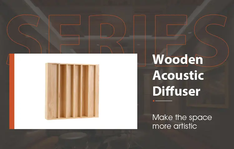 First-Line Brand High Density For Bass Trap Wood Wall Panel Mdf Acoustic Diffuser