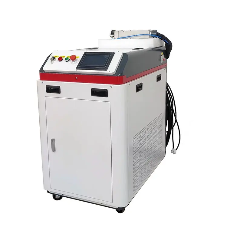 1500W Running stable  using laser Laser Cleaning machine  steel and iron surface rust cleaning machine remove paint