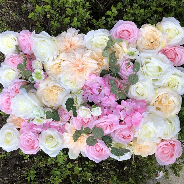 YAYUN CH1244 Hot Selling Artificial Flower Wall Panel For Wedding Decoration