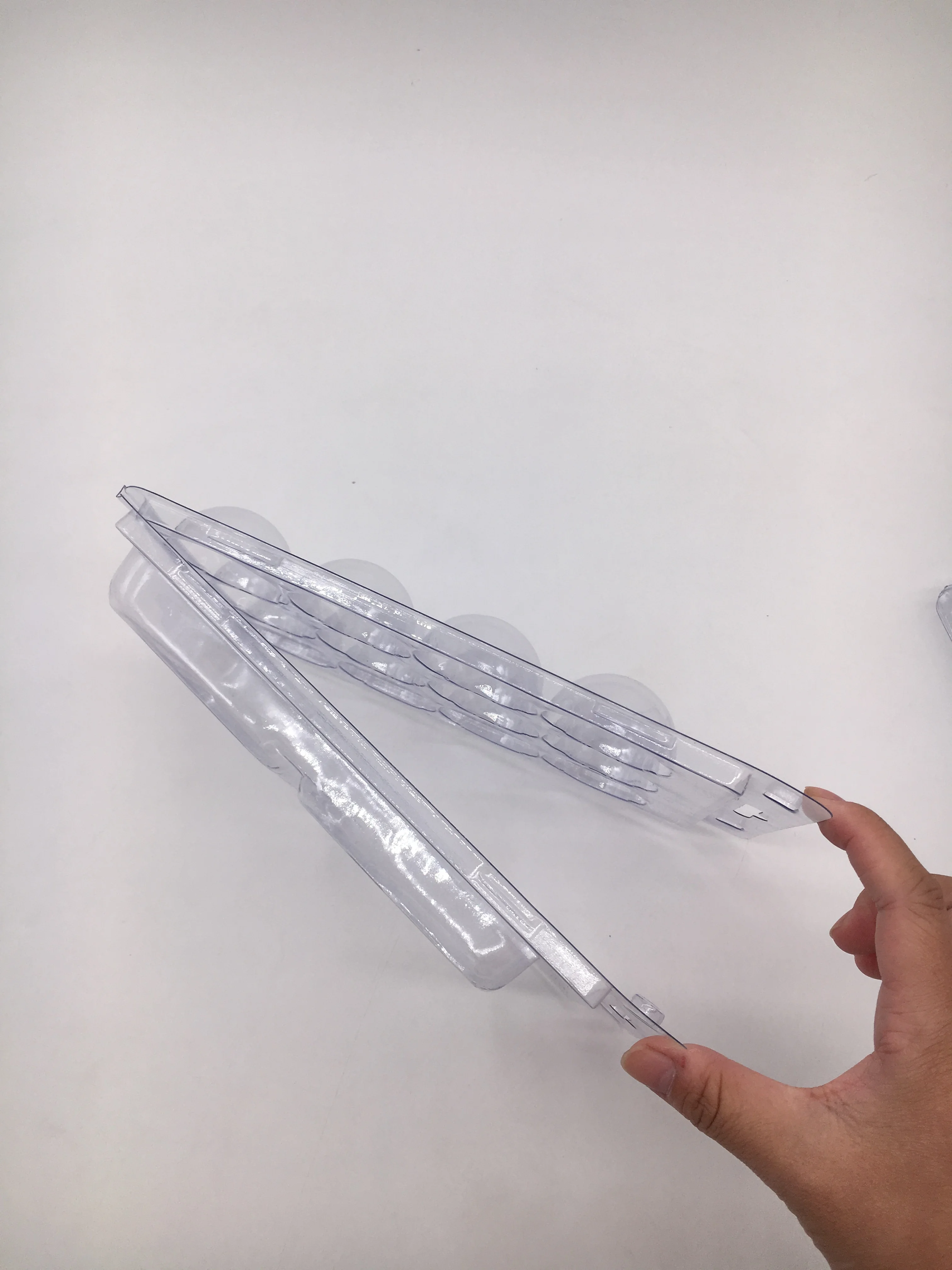 Customized Box for golf ball Plastic Clamshell Packaging with Clear Lid Plastic Boxes golf ball sleeve box