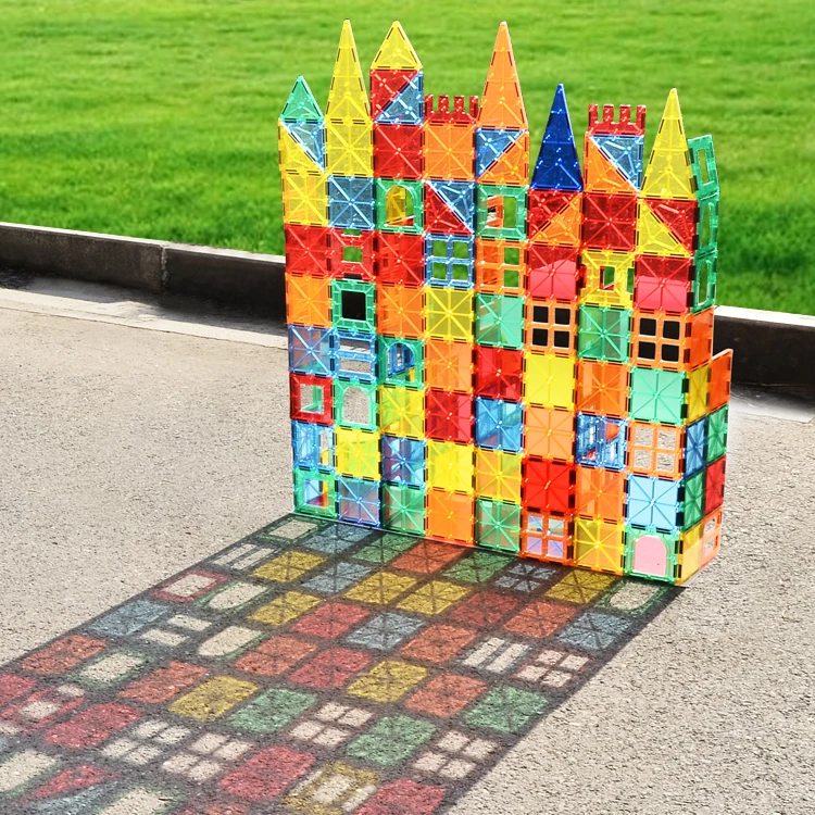 MagBuild STEM Toys 48pcs 3D educational magnetic tiles magnet building blocks toys set