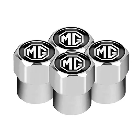 Car styling 4pcs Metal Wheel Tire Valve  Stem case For MG ZS GS 5 Gundam 350 Parts TF GT 6 Auto