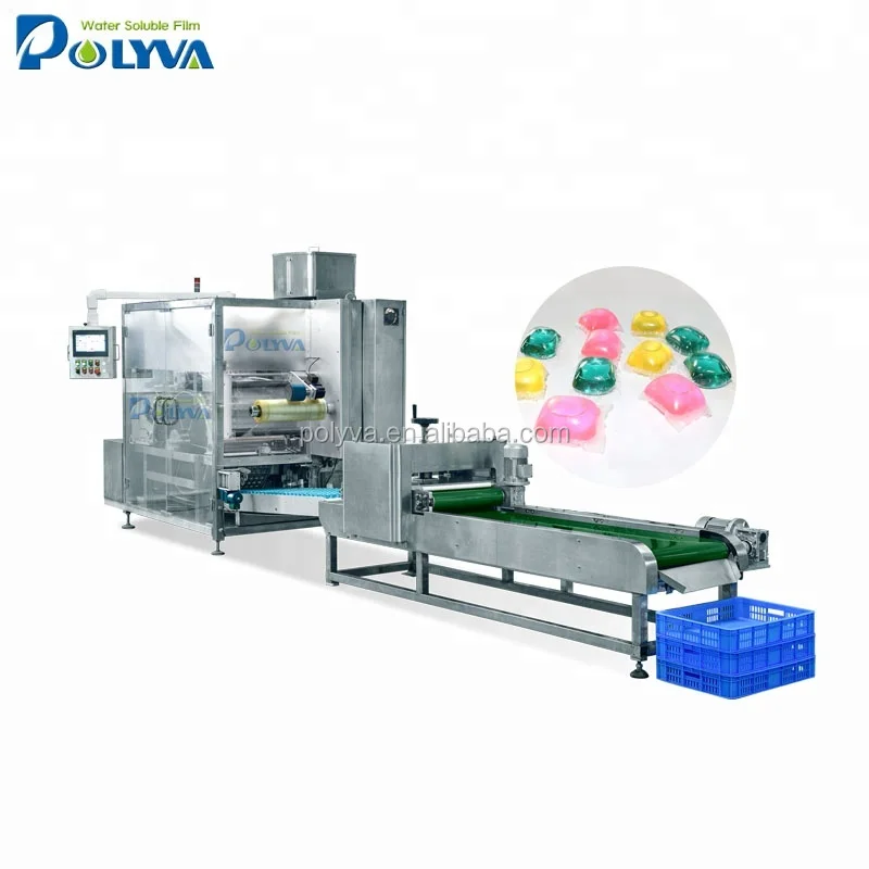 Polyva automatic water soluble pod plastic film pods  manufacture other packaging machine wholesale