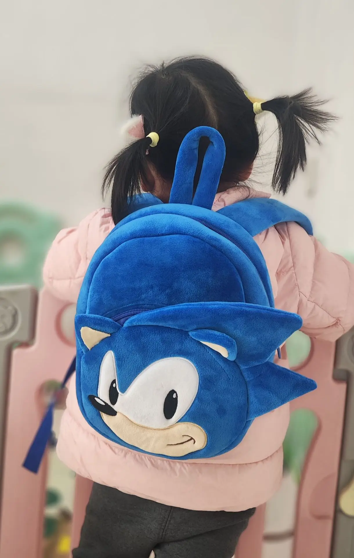 Мультфильм Детские рюкзаки Sonic плюшевые игрушки Аниме Фигурка другие детская школьная сумка