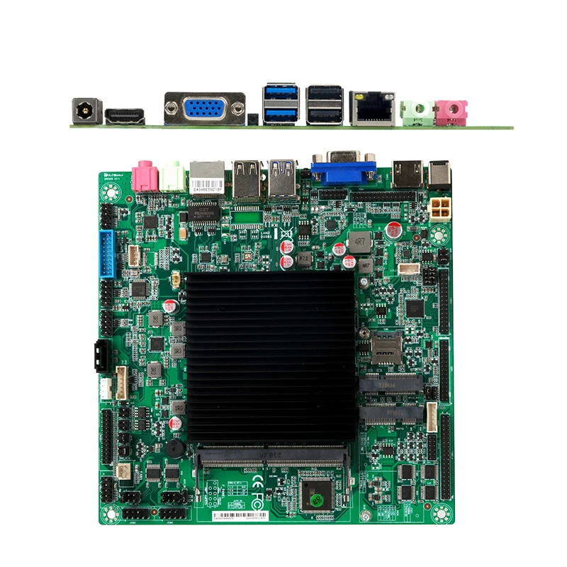 Zeroone Mini Itx Motherboard J4105 Cpu Quad Core M.2 Key-E 8 Bit Gpio J4125 Motherboard X86 Industrial Motherboard