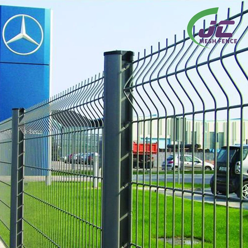 High Quality Garden Security Mesh Panel Fence 3D Peach Post Mesh Curved Welded Metal Powder Coated Factory Price Wholesale