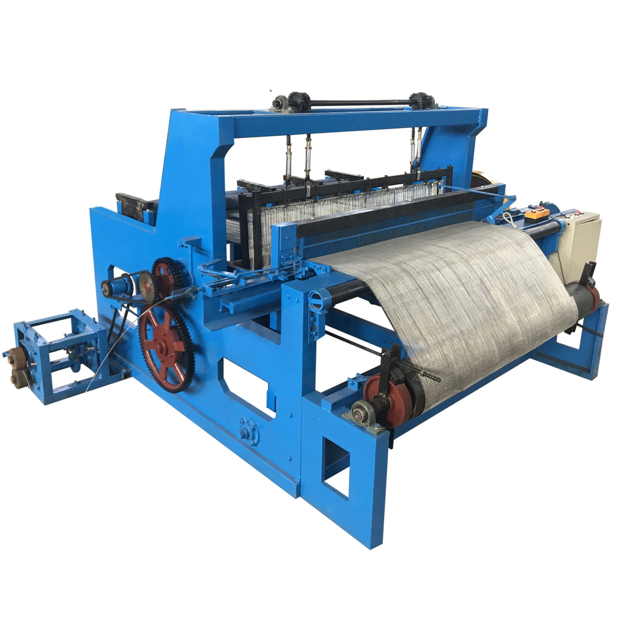 Apache wire diameter 0.5-2.5mm automatic screen mesh weaving machine crimped wire machine Full Automatic