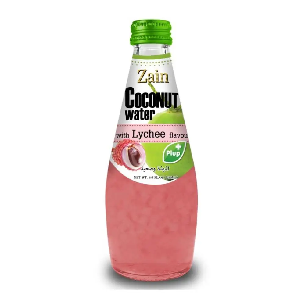 ZAIN Bar Cocktail Drink Shake Coconut water with Lychee Juices Sterilized Juice Products type and Flavored Processing type