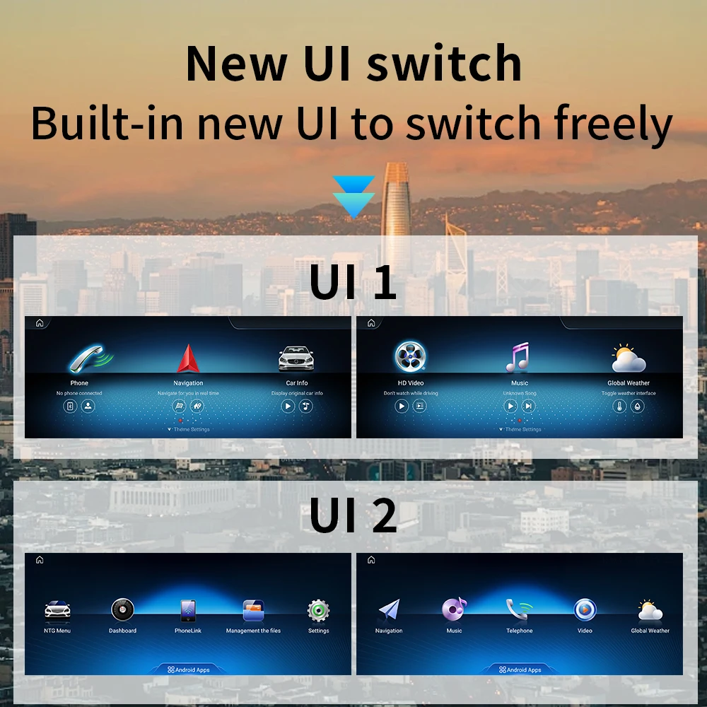 Factory price Qualcomm 680 Android car multimedia video player suitable for Mercedes Benz A-Class W176 wireless carplay auto