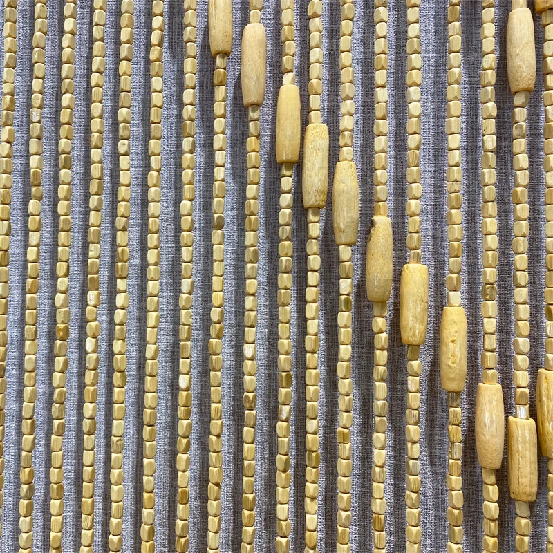 Popular String Bamboo Beaded Painted Door Curtain Living Room