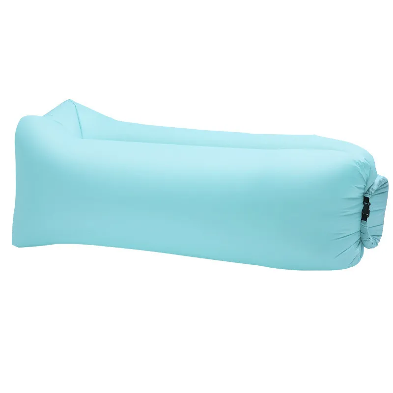 Inflatable Sofa Outdoor Lazy Sofa Bed Manufacturer Portable Beach Sleeping Bag Folding Single Air Sofa Cushion