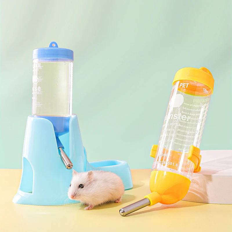 2022 Newest Design Large capacity Small Pets Hamster Kettle Drinker Leak Proof Roller Rabbit Water Feeder