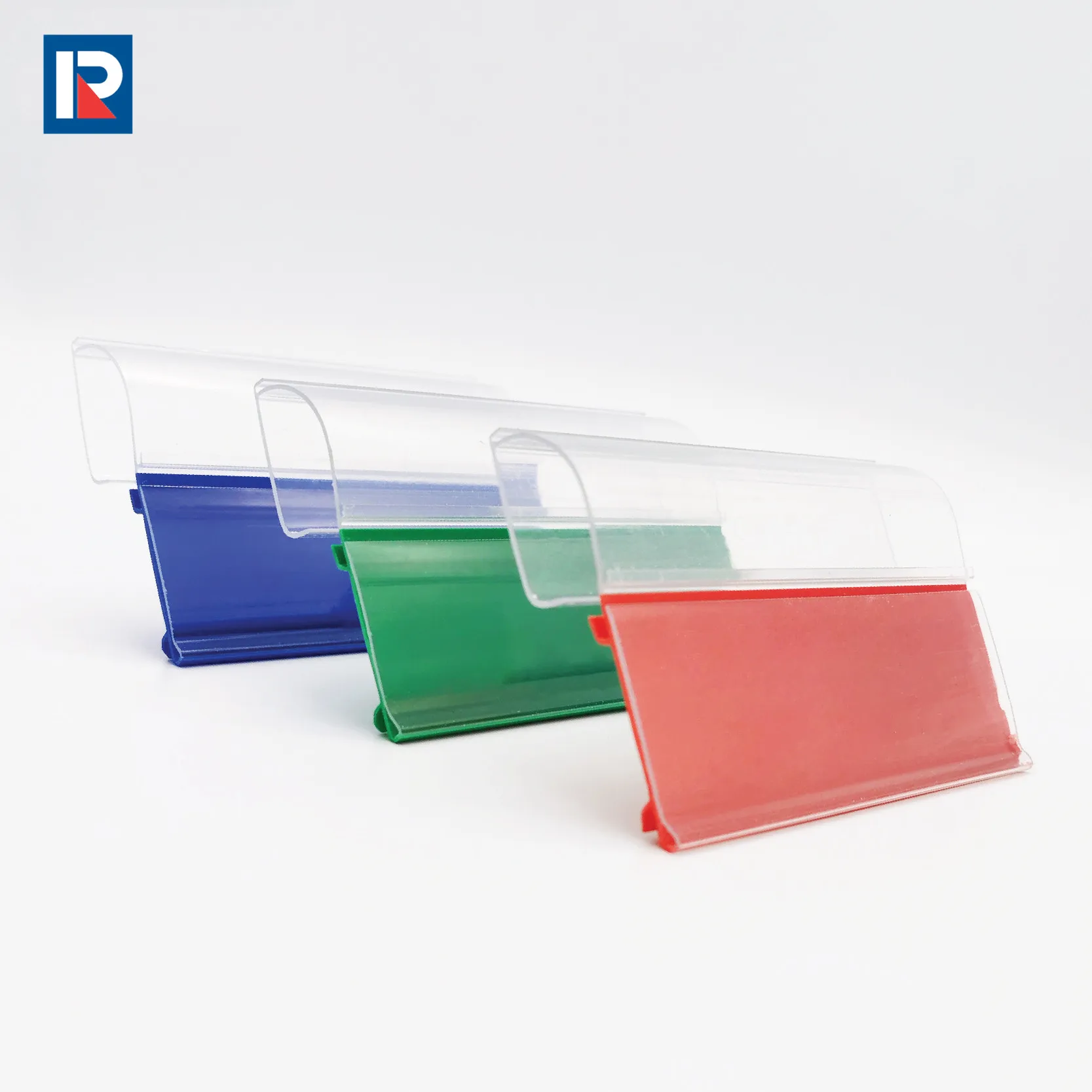 Transparent PVC Data Strip Plastic Shelf Price Tag Holder Label Holder