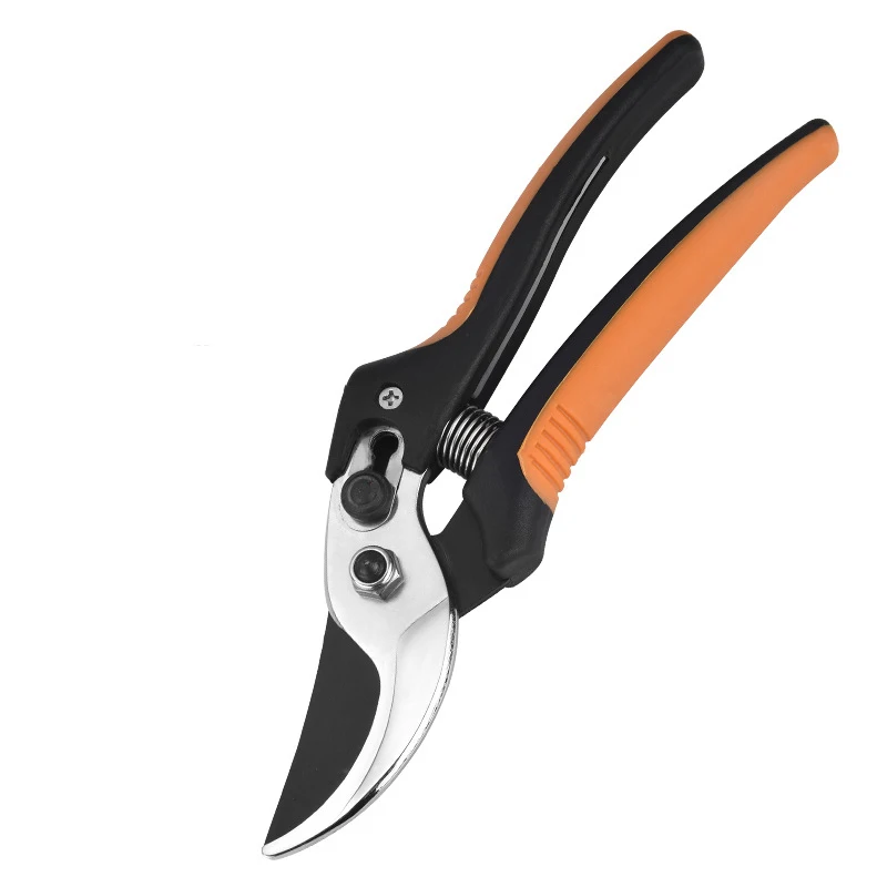 Лезвие из легированной стали QL505 Sk5 с пружинной обрезкой уличный садовый инструмент мягкая резина нескользящая ручка ножницы блокировкой безопасности
