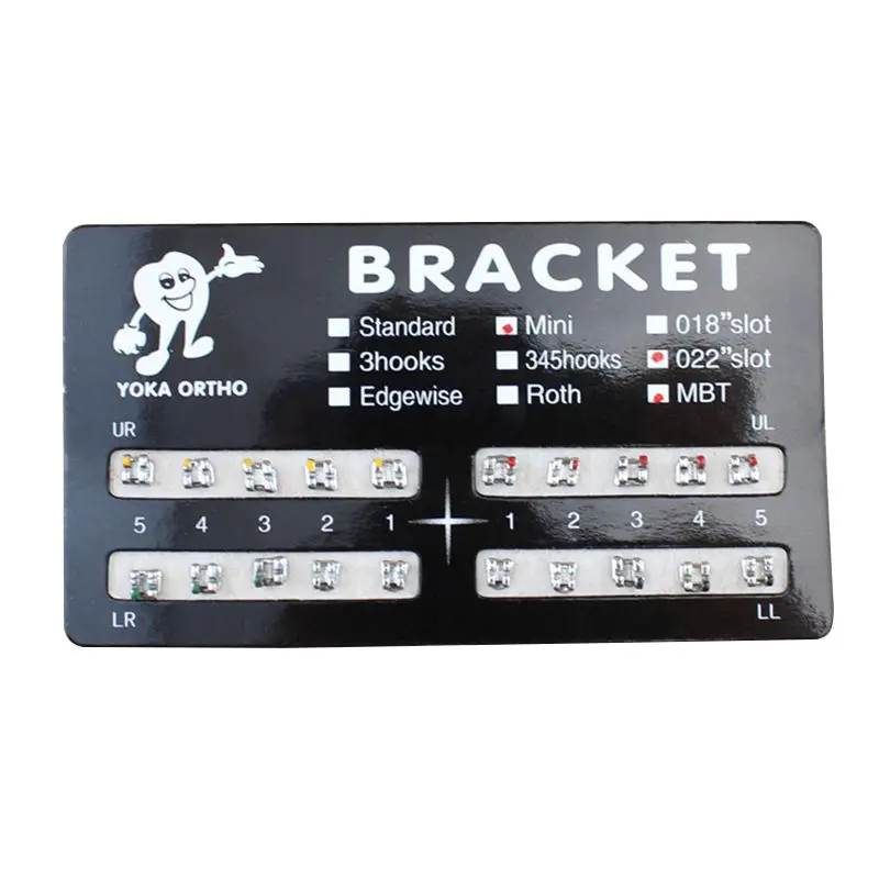 Dental Ortho Mini Roth 022 Slot Metal Braces Bracket