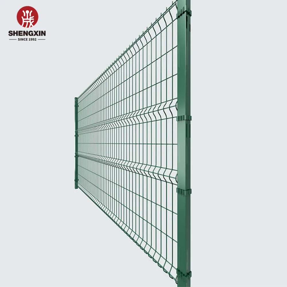 High Quality Galvanized Steel Metal Pvc Coated 3D V Bending Curved Garden Farm Welded Wire Mesh Panel Fencing
