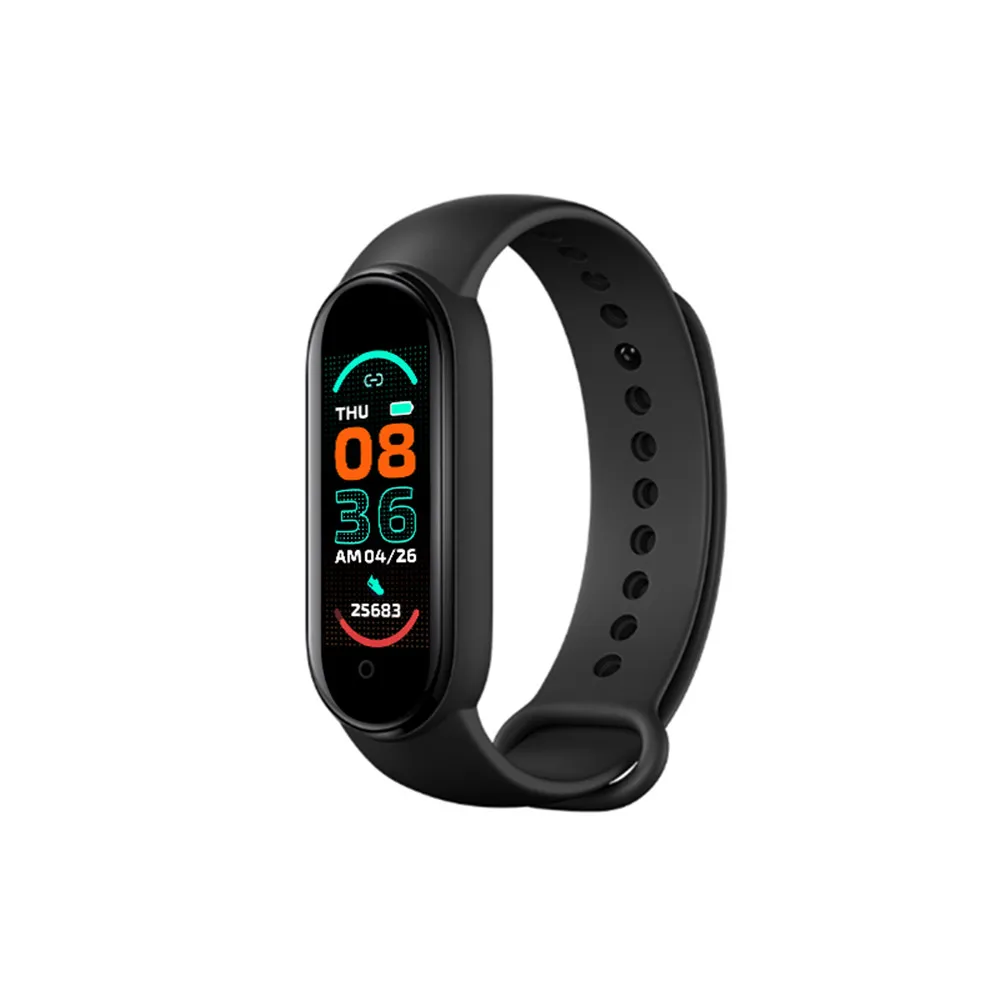 
Hot App Mi 6 smart watch fitness bracelet heart rate monitor M6 wrist band cheapest smart bracelet 