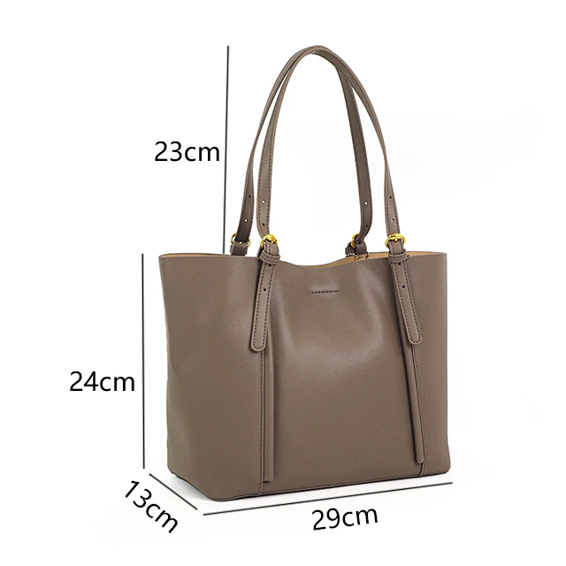carteras para dama Oem Custom Logo Luxury Embossed Large Capacity Leather Tote Bags For Women Purses