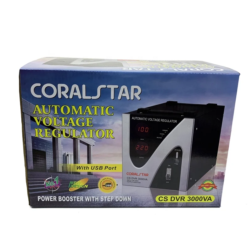 Wholesale  3000VA automatic voltage  stabilizer /voltage regulator  with USB port