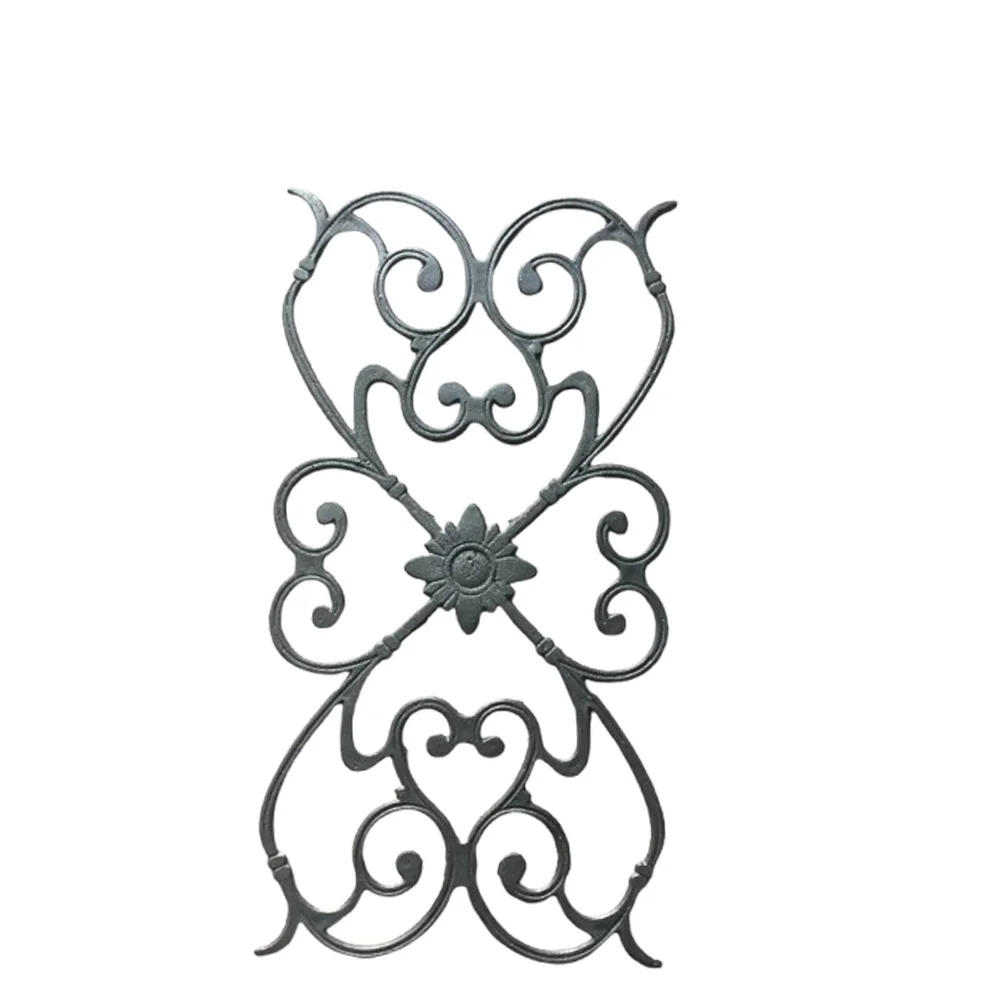 Wrought Iron Flower Panels Leaves Outdoor Decorative Iron Flower Accessories Ornamental Panel Cast Iron Ornaments Fittings