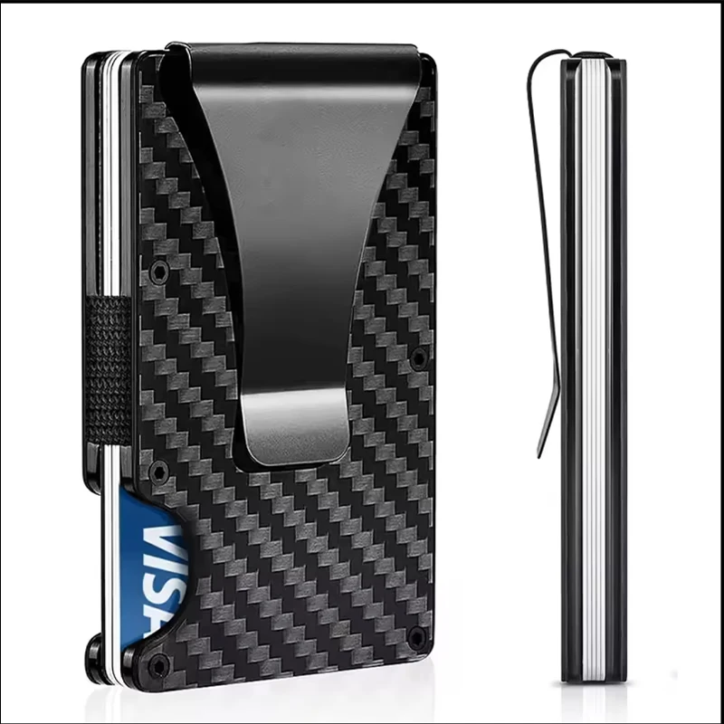 High Quality Pu Leather Thin Wallet Long Minimalist Leather Slim Wallet