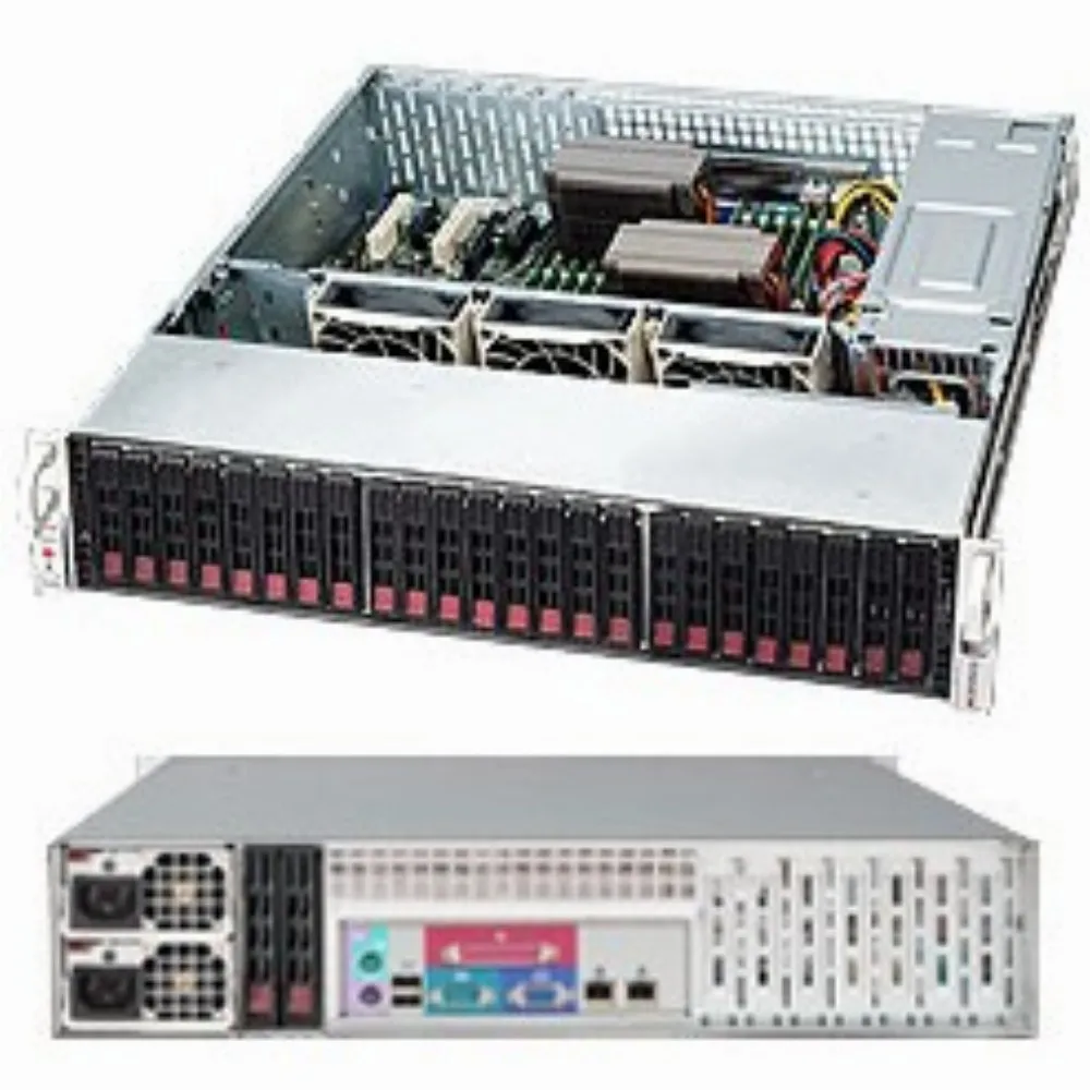 216BE1C-R920LPB SuperChassis AMD EPYC 7543 Controller RAID Supermicro Network Rack Server