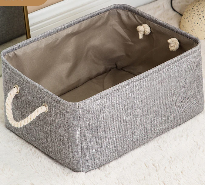 Cloth folding storage box Lidless toy storage trinkets a variety of colors can be selected simple storage