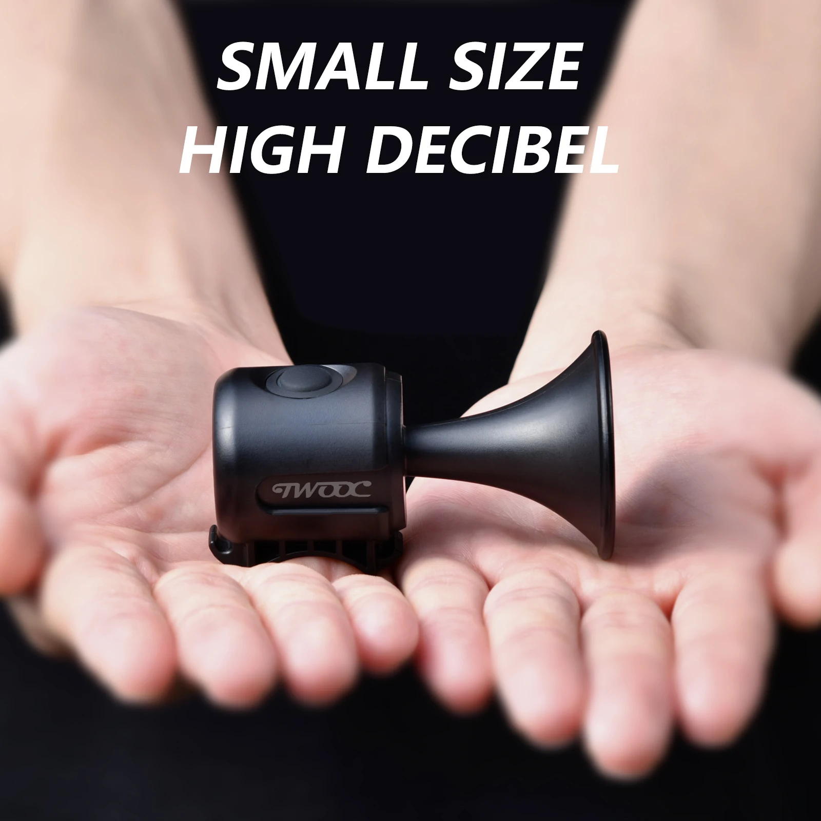 Electric Bike Bell USB Charging 120 dB Sounds Alarm Bell Waterproof Safety electric bicycle horn