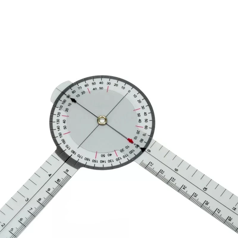 200mm 8inch Goniometer Plastic Protractor Angle Ruler Medical Promotion Ruler Angle Ruler