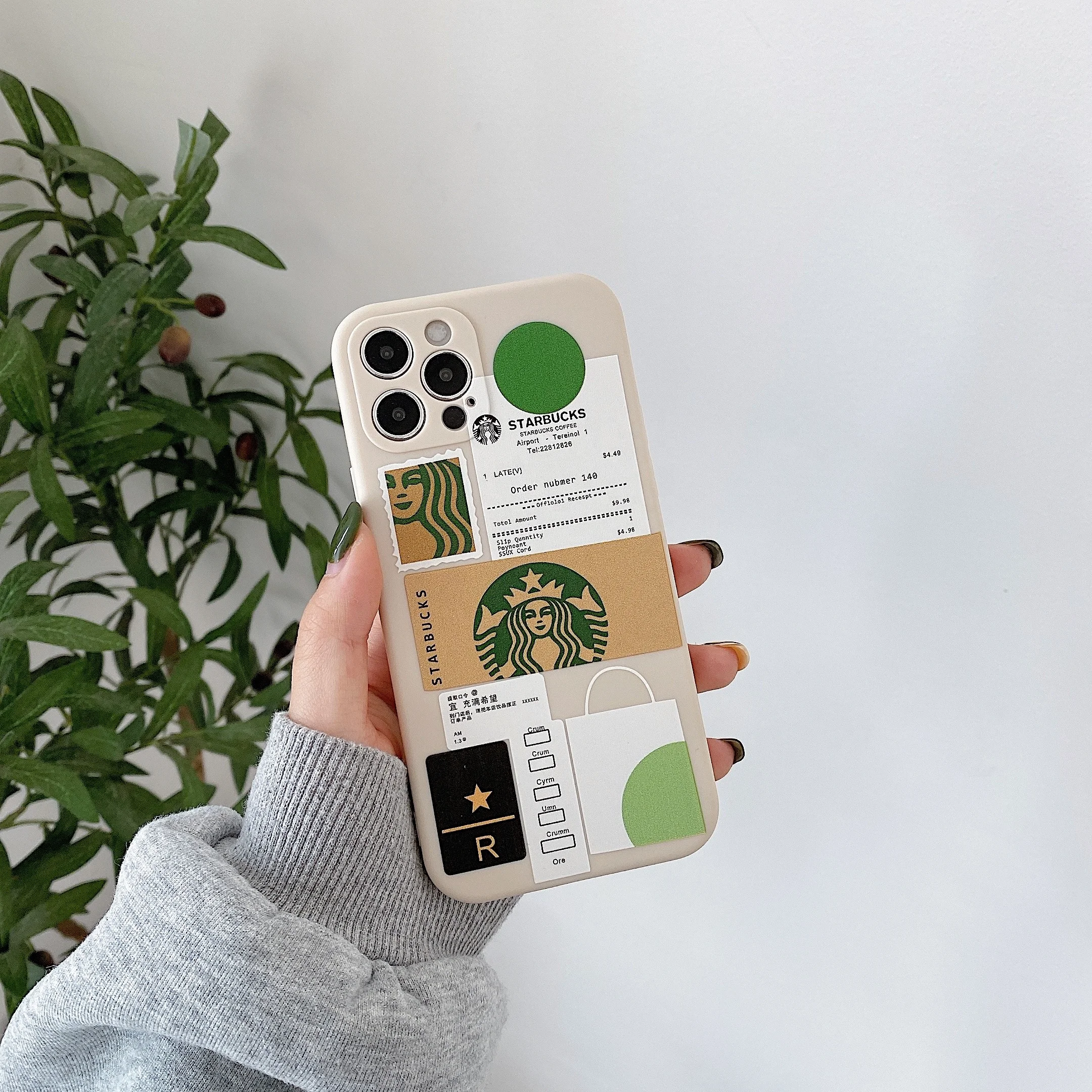 
Phone case iPhone Case big mac starbuck Cool Pattern For iPhone XS MAX Xr X 8 7 6S Plus 11 pro Max 12 13 Pro Max 