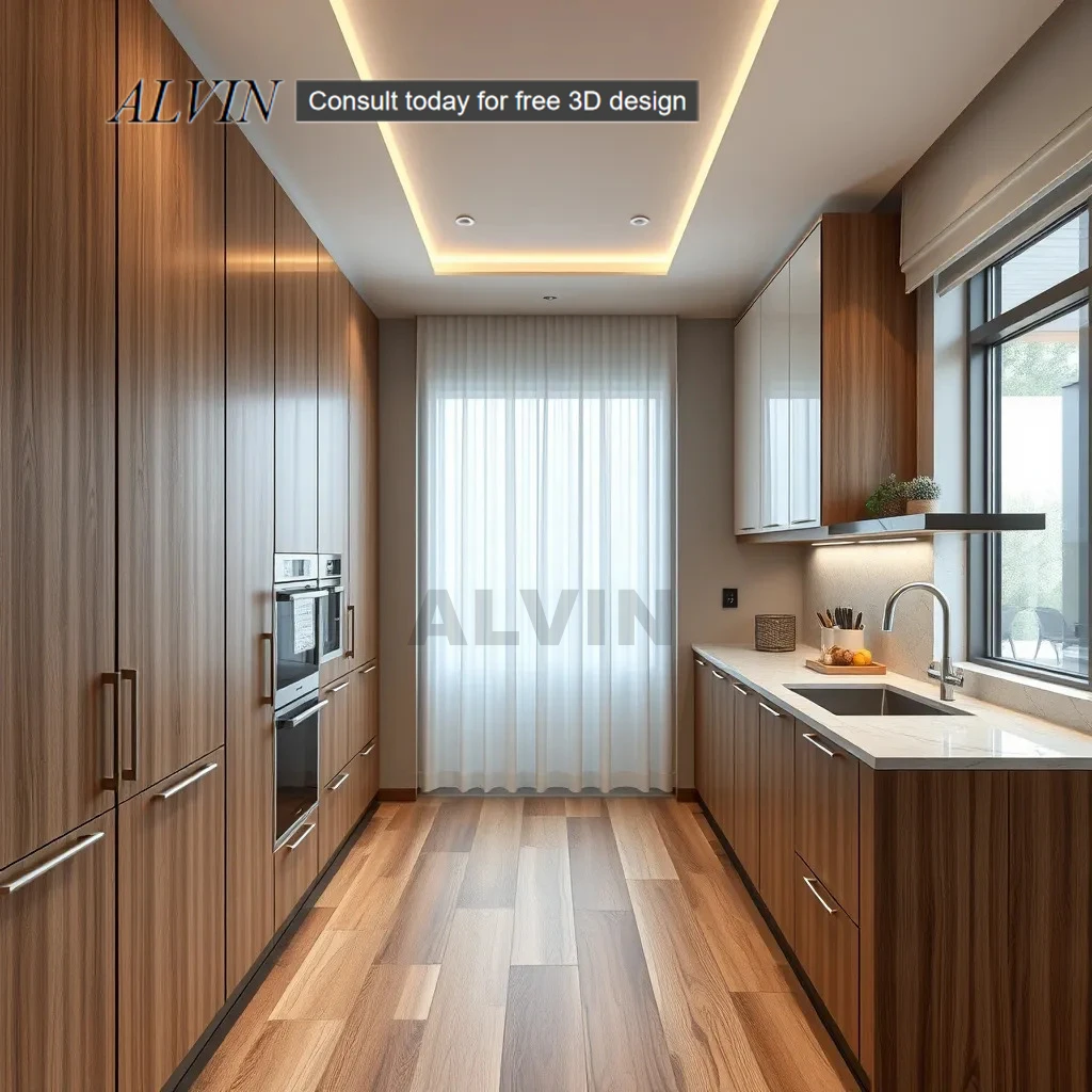 ALVIN Factory Direct Wholesale Home/Project Simple Kitchen Cabinet Affordable Cabinet of Kitchen Furniture kitchen drawers