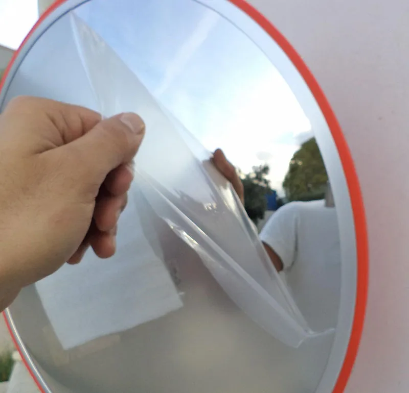 large 100cm round convex traffic mirror safety driveway blind spot mirror for driveways