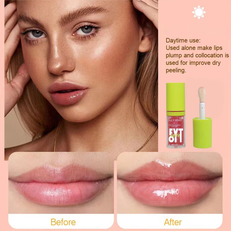 Hot Selling Low MOQ Glossy Lip Oil 8 Colors Hydrating Moisturizing Nourishing Plumper Clear Shiny Tinted Jelly Lip Gloss Oil