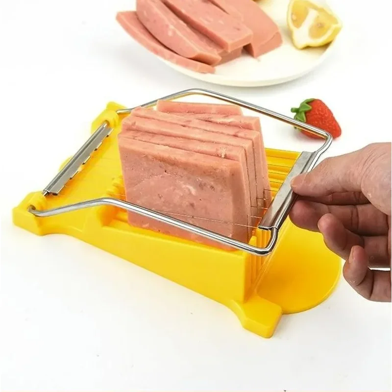 Multi-Functional Food Grade Wire Slicer Press Kitchen Accessories Fruit Vegetable Cheese Tools Egg Slicer Cutter Stainless Steel