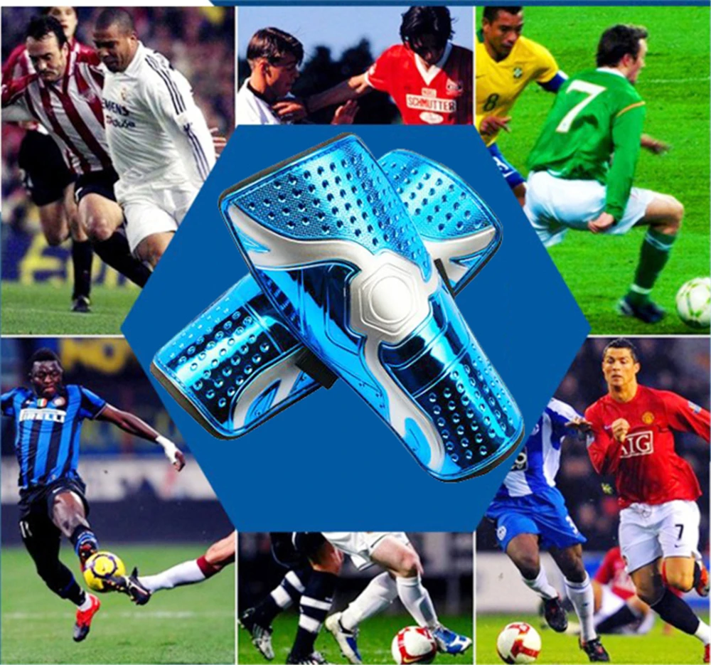 latest blank PP cover foam inside sublimated colorful leg knee pads carbon football shin guard sublimation