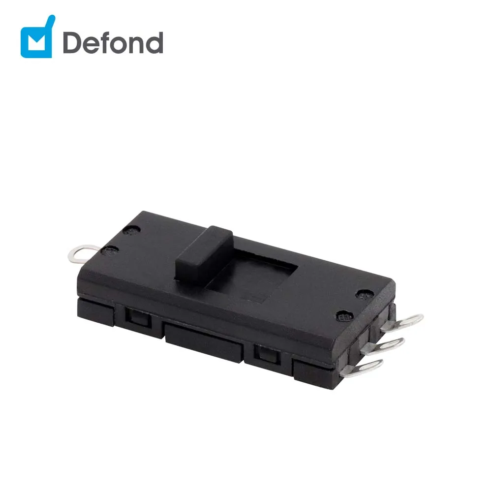 Solder Terminal 4 Position Miniature Sliding Door Light Switch Defond 1p3t Slide Switch BSB-1320-02-ABA73-01R