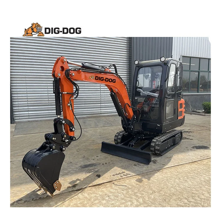 2.5T compact excavator hydraulic pilot operation Manual automatic mini digger excavation machines
