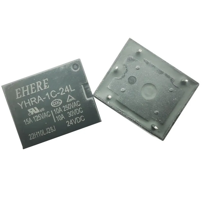 YHRA-1C-24L 24V 12A Relay JQC 3F 1C 24VDC 5 Pin 10A 15A