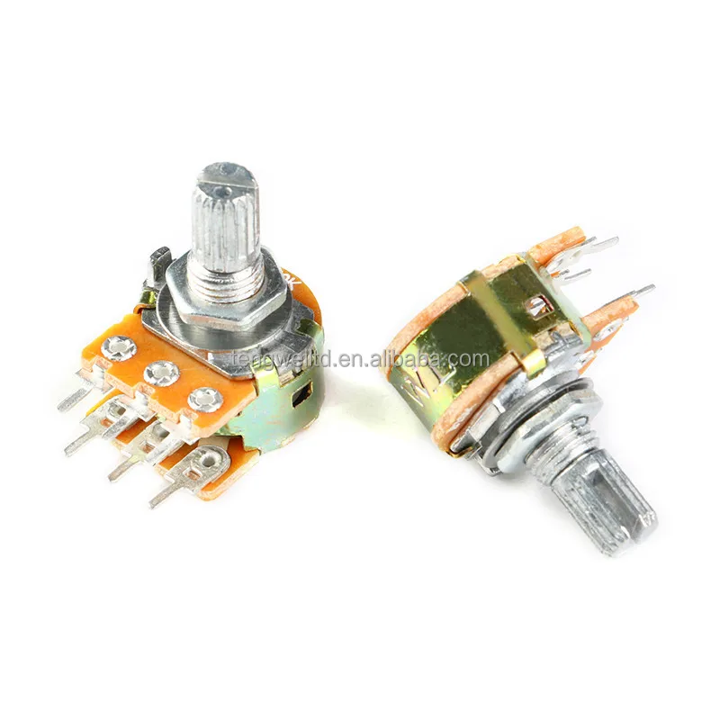 Potentiometers WH148 1Kohms 20%  single Rotary Metal Rheostats 15MM B1K